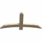 Ekena Millwork Bellingham Rough Sawn Timber Gable Bracket, Douglas Fir, 48"W x 24"H x 2"D x 4"F, 12/12 Pitch GBW048X24X0204BEL00RDF - alternate 3